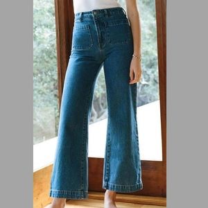Rollas Sailor high rise wide leg denim jeans
